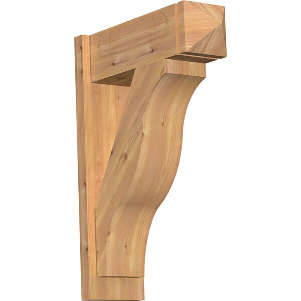Ekena Millwork Funston Smooth Arts and Crafts Outlooker, Western Red Cedar, 7 1/2"W x 22"D x 30"H OUT08X22X30FST03SWR - main